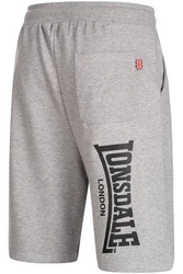 Lonsdale Shorts Balnabruich Grau/Hellgrau/Dunkelrot