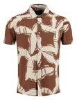 Key Largo Kurzarmhemd MSH SPARX Braun/Beige