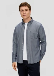 s.Oliver Langarmhemd Slim Fit Hemd 