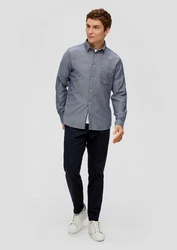 s.Oliver Langarmhemd Slim Fit Hemd 