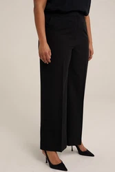 WE Fashion Anzughose Schwarz/Khaki