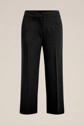 WE Fashion Anzughose Schwarz/Khaki