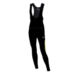 Fahrradhose Herren Thermo Fahrradhose mit Trger Lang Pro Line warme Radhose fr Herbst - Winter mit 3D Polster S M L XL XXl XXXl