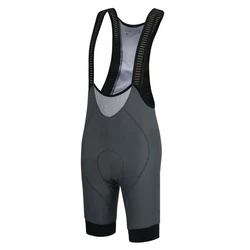 Airtracks Fahrradhose mit Träger Pro Team Grau/Dunkelgrau