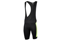 Airtracks Fahrradhose Herren mit Träger Pro Line Grün/Neonfarben/Gelb