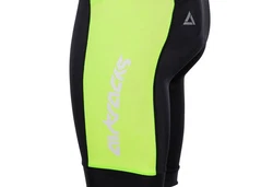 Airtracks Fahrradhose Herren mit Träger Pro Line Grün/Neonfarben/Gelb