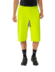 VAUDE Funktionshose Men's Moab Rain Shorts Grün/Gelb/Neonfarben