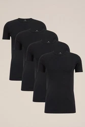 WE Fashion T-Shirt Schwarz/Dunkelblau