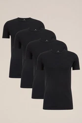 WE Fashion T-Shirt Schwarz/Dunkelblau