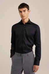 WE Fashion Businesshemd Schwarz