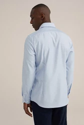 WE Fashion Businesshemd Hellblau/Blau