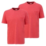 s.Oliver T-Shirt Jerseyshirt Rundhals Kurzarm im 2er Pack Rot/Orange