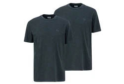 s.Oliver T-Shirt Jerseyshirt Rundhals Kurzarm im 2er Pack Dunkelblau/Grau/Dunkelgrau