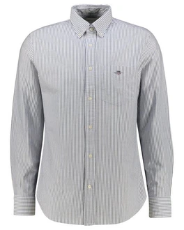 Gant Langarmhemd Regular Fit Oxford Hemd hellblau/rot/wei