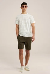 WE Fashion Shorts Khaki/Dunkelgrün
