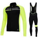 Airtracks Pro Team Fahrradhose Radtrikot Set Neonfarben/Grün/Gelb