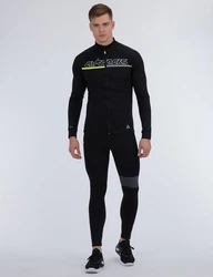 Airtracks Pro Team Fahrradhose Radtrikot Set Schwarz/Gelb