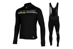Airtracks Pro Team Fahrradhose Radtrikot Set Schwarz/Gelb
