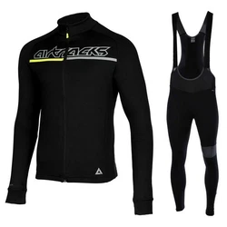 Airtracks Pro Team Fahrradhose Radtrikot Set Schwarz/Gelb