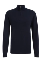 WE Fashion Sweater Dunkelblau/Hellblau/Schwarz