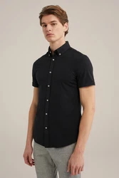 WE Fashion Businesshemd Schwarz