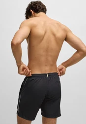 BOSS Badeshorts Starfish Schwarz/Weiß/Grau/Beige