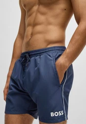 BOSS Badeshorts Starfish marine/weiß