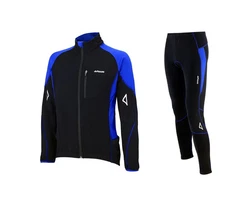 Airtracks Thermo Radtrikot Set Pro T für Herren Blau/Hellblau/Pastell/Dunkelblau