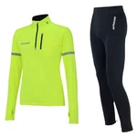 Airtracks Fahrradhose Herren Thermo Radtrikot Set Grün/Gelb/Neonfarben
