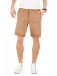 Yazubi Shorts Chino Travis Beige/Khaki/Braun