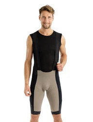 VAUDE Funktionshose Men's Kuro Bib Tights II Beige/Khaki/Braun