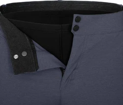 Fahrradhose PORVOO (mit gepolsterter Innenhose) Herren Radhose grau/blau