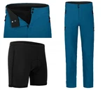 Fahrradhose PORVOO (mit gepolsterter Innenhose) Herren Radhose Saphir blau