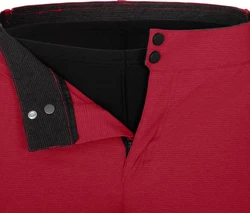 Fahrradhose PORVOO (mit gepolsterter Innenhose) Herren Radhose rot