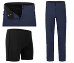 Fahrradhose PORVOO (mit gepolsterter Innenhose) Herren Radhose peacoat blau