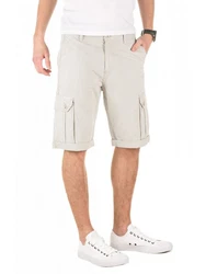 Yazubi Shorts Cargo Daniel Khaki/Beige/Creme