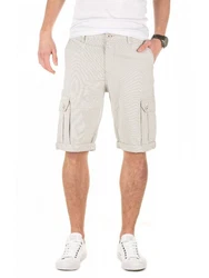 Yazubi Shorts Cargo Daniel Khaki/Beige/Creme
