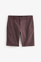 Next Chinoshorts Stckgefrbte Chinohose aus Satin Braun/Dunkelrot/Bordeaux/Lila/Dunkelbraun