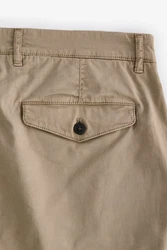 Next Chinoshorts Stckgefrbte Chinohose aus Satin Khaki/Beige/Braun