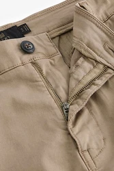Next Chinoshorts Stckgefrbte Chinohose aus Satin Khaki/Beige/Braun