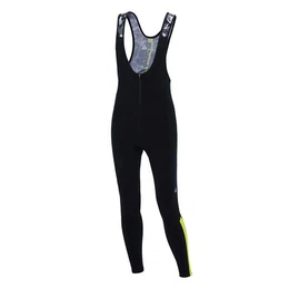 Fahrradhose Herren Thermo Fahrradhose mit Trger Lang Pro Team (Radhose mit Klteschutz & Komfort fr Herbst - Winter) S M L Xl XXl XXXL