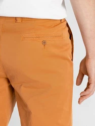 TwoMates Chinoshorts GOTS-zertifiziert Orange/Braun/Beige