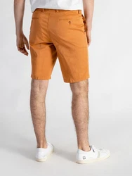 TwoMates Chinoshorts GOTS-zertifiziert Orange/Braun/Beige