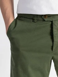 TwoMates Chinoshorts GOTS-zertifiziert Dunkelgrün/Grün/Khaki