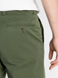 TwoMates Chinoshorts GOTS-zertifiziert Dunkelgrün/Grün/Khaki