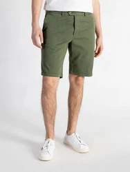 TwoMates Chinoshorts GOTS-zertifiziert Dunkelgrün/Grün/Khaki