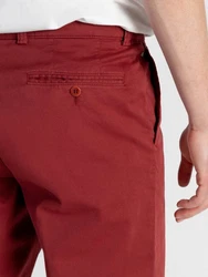 TwoMates Chinoshorts GOTS-zertifiziert Rot/Dunkelrot/Bordeaux