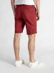 TwoMates Chinoshorts GOTS-zertifiziert Rot/Dunkelrot/Bordeaux