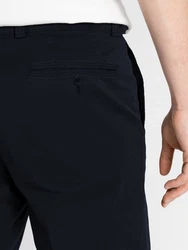 TwoMates Chinoshorts GOTS-zertifiziert Dunkelblau/Schwarz/Hellblau
