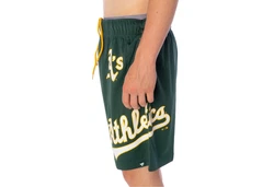 Fanatics Shorts MLB Oakland Athletics dunkelgrün